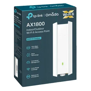 Punto de Acceso Inalambrico Tp-Link Exterior WI-FI 6 AX1800 Doble Banda IP67 EAP610-OUTDOOR — TP-LINK