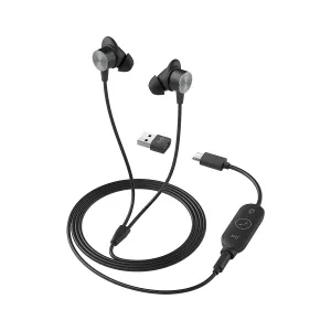 AUDIFONO LOGITECH Zone WIRED WITH Noise Cancelling Grafito — LOGITECH