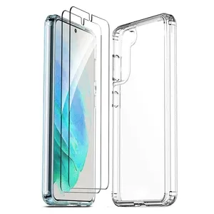 Case para Celular Samsung Galaxy S21 6.2INCH-3 Protector Pantalla Transpartente — GENERICOS