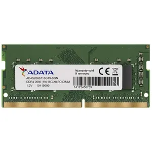 So-Dimm Adata 16GB PC-2666 DDR4 Single Tray SO-DIMM2666X816GBI — A-DATA Technology