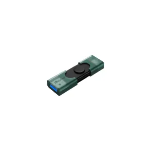 FLASH MEMORY KINGSTON 256GB DataTraveler DUO USB-A USB-C Tapa Deslizante — KINGSTON