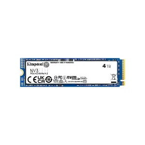 SSD Kingston 4TB M.2 2280 SNV3S-4000G PCIe 4.0 x 4 NVMe 6000-5000MB-s Nand 3D — KINGSTON