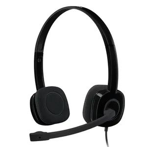 Headset Logitech H151 Stereo Wired 1.8MTS Conexion 3.5MM Negro — LOGITECH