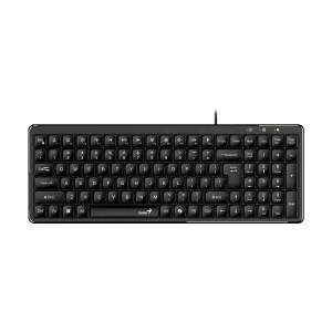 Teclado Genius Luxemate 120 AI Copilot USB Multimedia SP Black — GENIUS