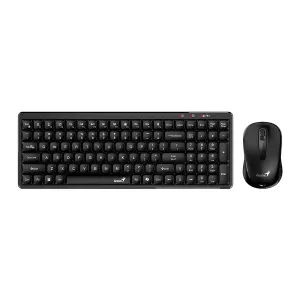 Teclado - Mouse Genius Luxemate Q8100 Wireless USB SP Black — GENIUS