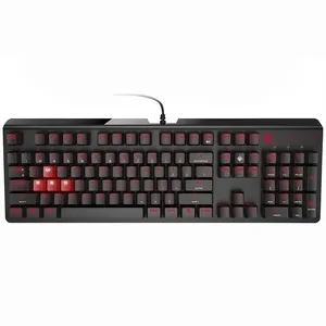 Teclado Omen BY HP 1100 Negro-Rojo — HEWLETT PACKARD