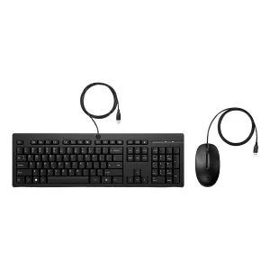 Keyboard and Mouse HP 225 Wired USB Negro — HEWLETT PACKARD