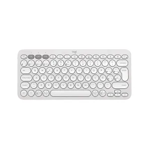 Teclado LOGITECH PEBBLE KEYS 2 K380S Wireless SP Blanco — LOGITECH