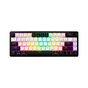 Teclado Mecanico Tengu RGB Okami Blanco Negro Switch Rojo WI-FI Gamer — GENERICOS
