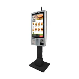 KIOSKO SAT TRANSACCIONAL Intel I5 8GB 256GB 32Inch Wifi RJ45 Imp. Termica Lector Barras WC NFC — SAT PCS