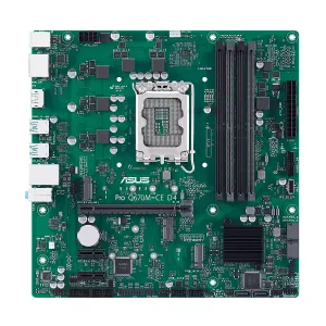 Mbo Asus Pro Q670M-CE D4-CSM 13VA-12VA LGA1700 4DDR4-3200 2DP HDMI 2M.2 6USB PCIE4.0 Matx — ASUS COMPUTER INTERNACIONAL