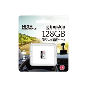 Micro-Sd Kingston Sdxc 128GB Endurance 95R-45W C10 A1 Uhs-I Card — KINGSTON