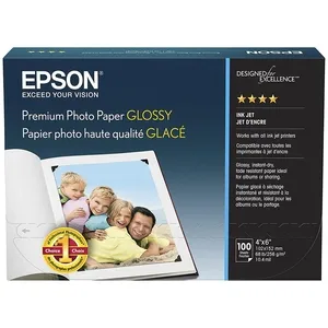 Papel Epson Premium Glossy Border Less 4X6 100U — EPSON