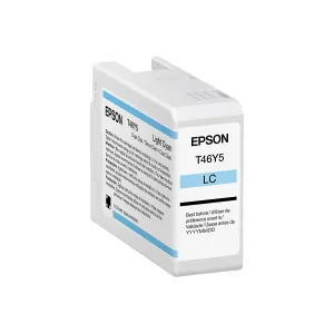 Cartucho Epson T46Y Photo Ultrachrome PRO10 Cian Claro 50ML — EPSON