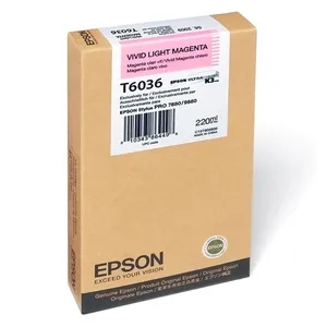 Cartucho Epson T603600 Stylus Pro 7880-9880 Vivid Light Magenta 220ML — EPSON