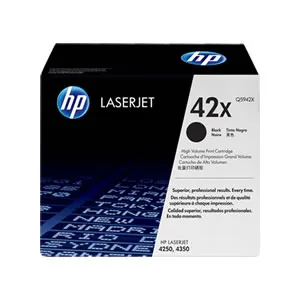 Toner HP Q5942X LJ Negro 4250 4250TN 4350N 4350TN — HEWLETT PACKARD