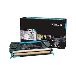 Toner Cian 7K C746-C748 — LEXMARK