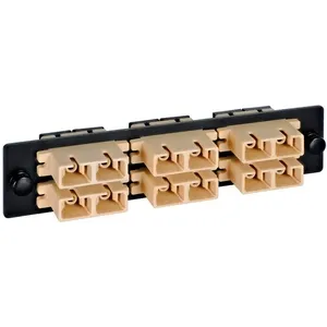 Panel Adapter 6 Port SC Duplex MM-SM Negro — GENERICOS