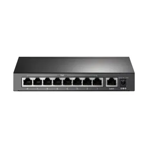 SWITCH TPLINK TL-SF1009P 9PORT 10-100MBPS DESKTOP POE Plus No-Administrable Negro — TP-LINK