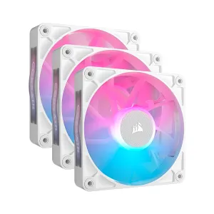 Fan Triple Stater Kit Corsair iCUE Link RX120 RGB 120mm Pwm White — CORSAIR