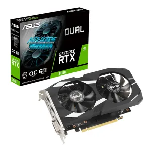 Video Asus Dual Geforce RTX-3050 OC 6GB GDDR6 96BITS DVI-D HDMI DP Pci Exp. 4.0 — ASUS COMPUTER INTERNACIONAL