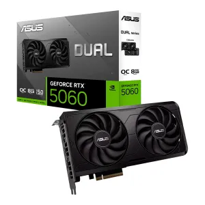Video Asus Dual Geforce RTX-5060 Evo OC 8GB GDDR7 128BIT HDMI 3DP 2Vent PCIe 5.0 — ASUS COMPUTER INTERNACIONAL